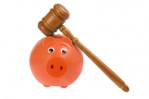 Gavel and Piggybank